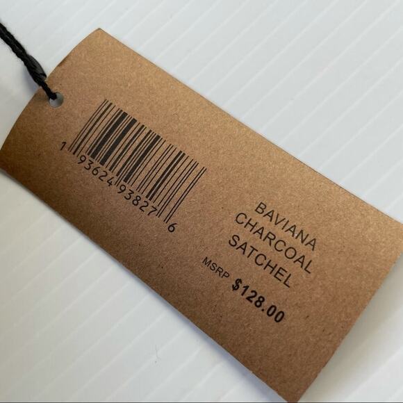 🆕 Steve Madden Baviana Satchel in charcoal arm bag NWT - Picture 6 of 16